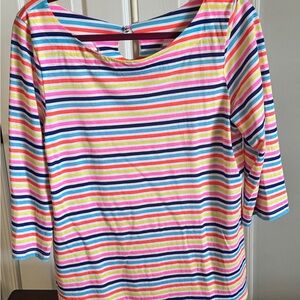 Lilly Pulitzer Multicolor Striped Long Sleeve Top